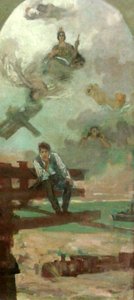 ヴィアカオ大臣の装飾に関する研究 作： Henrique Bernardelli
